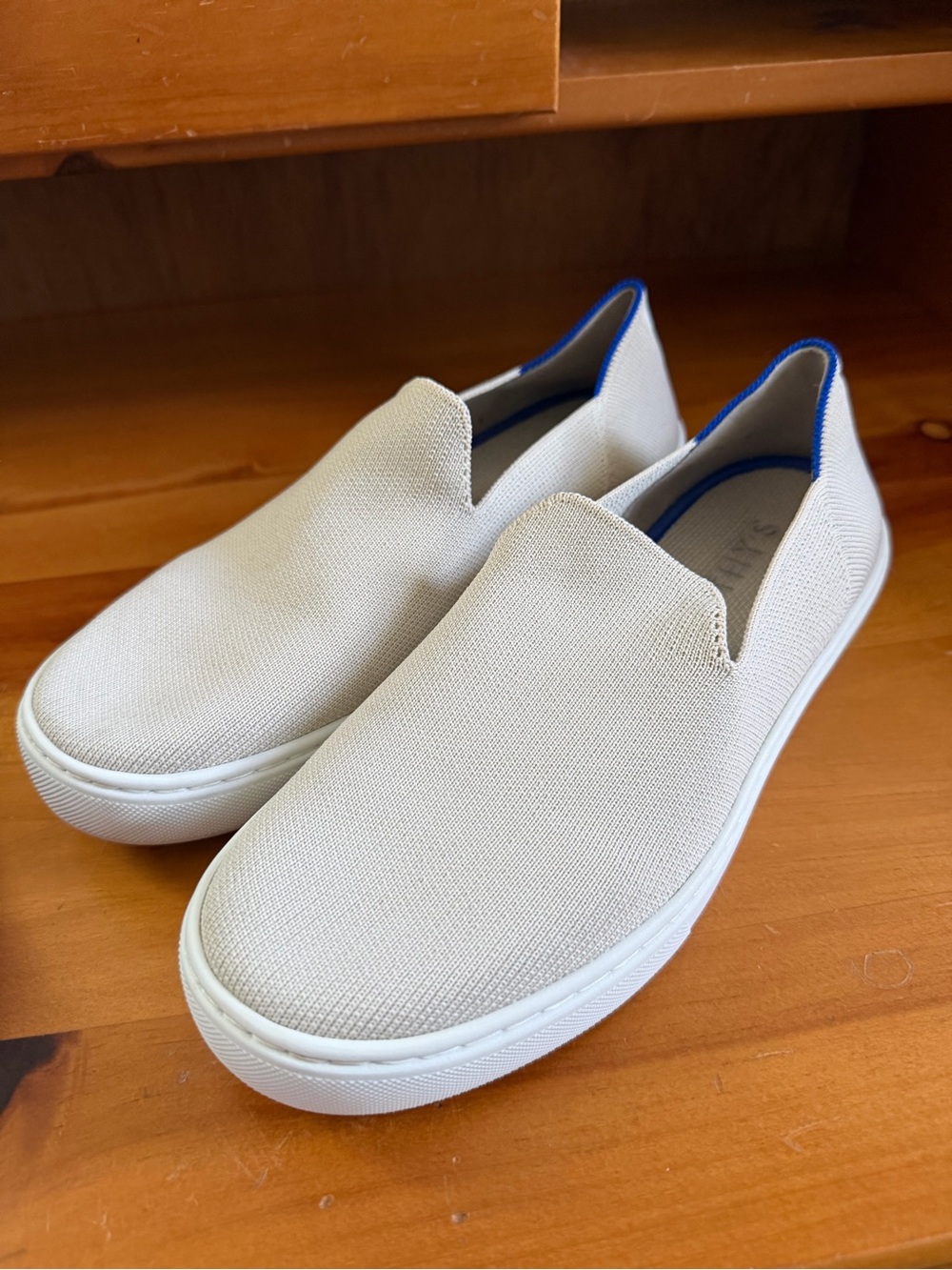Rothy's The‎ Original Slip On Sneakers in Tan Beige